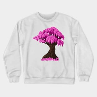 Pixel Art Sakura Crewneck Sweatshirt